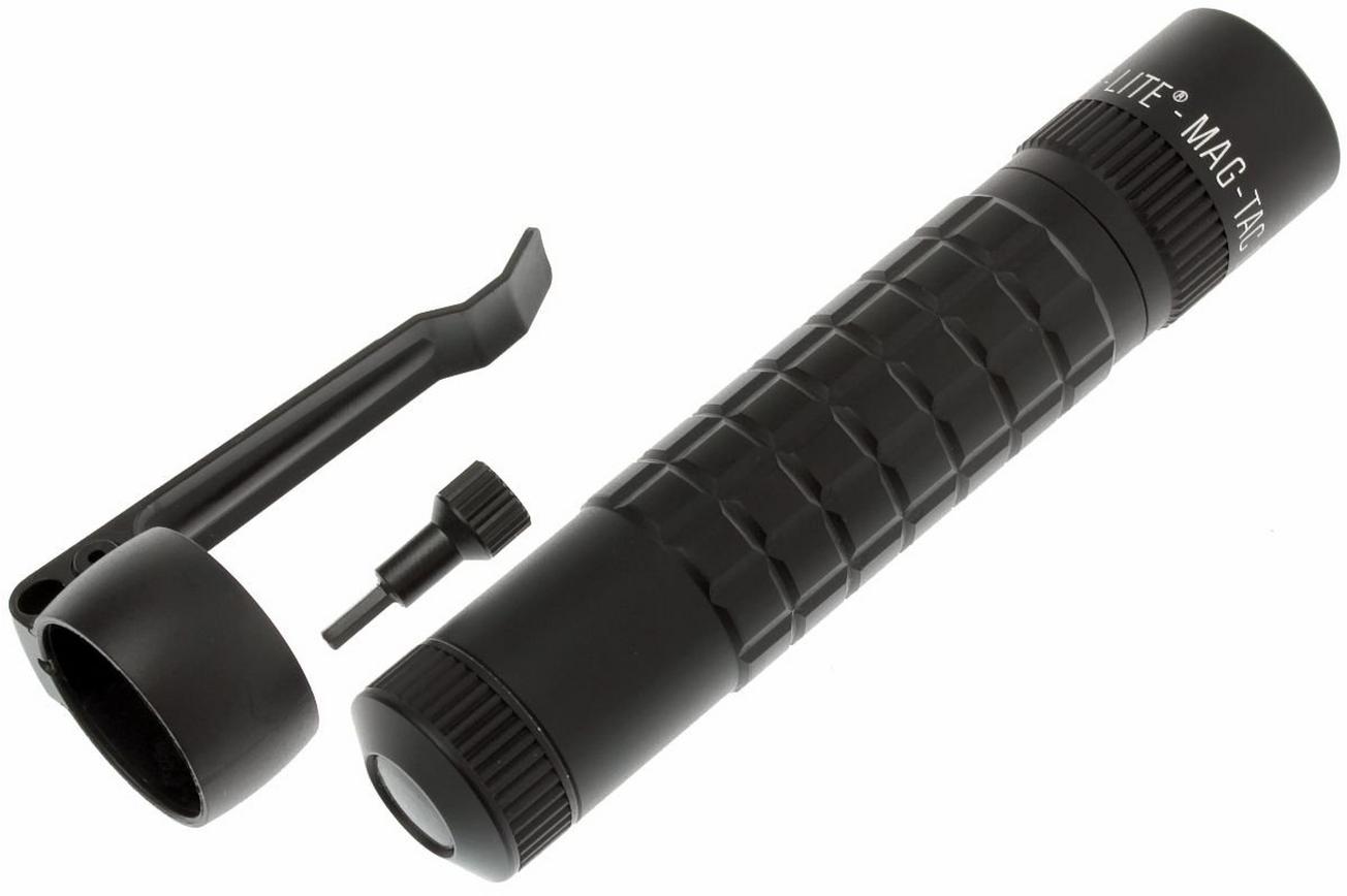 Maglite MAG-TAC, plain bezel zwart