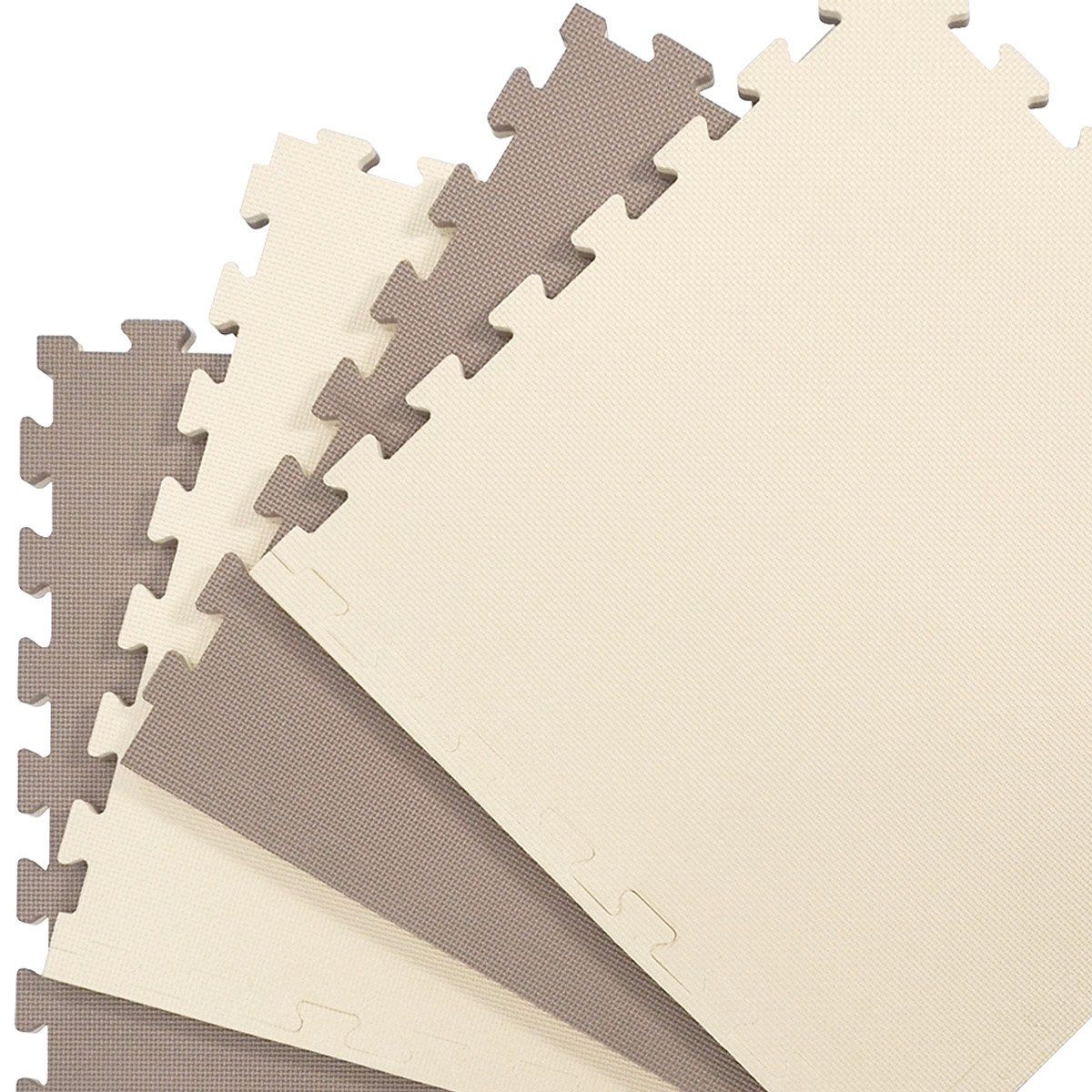 eyepower Profi-Kampfsportmatten mit Rand, 63x63x2 cm 4er Set