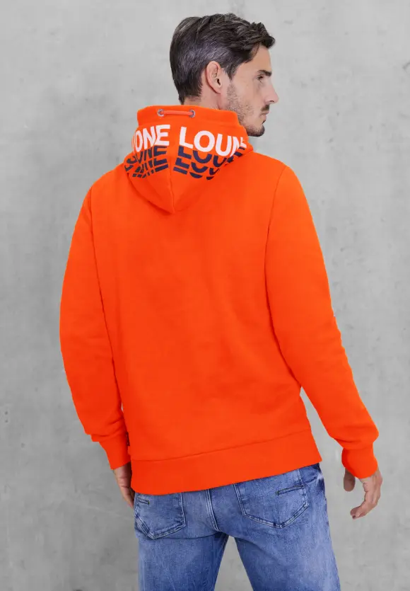 Cosy Kapuzenpullover - flame red