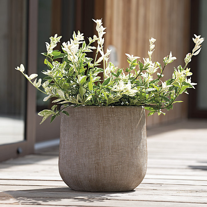 Pot de fleurs en cuvier Boracay 27.5cm Deroma