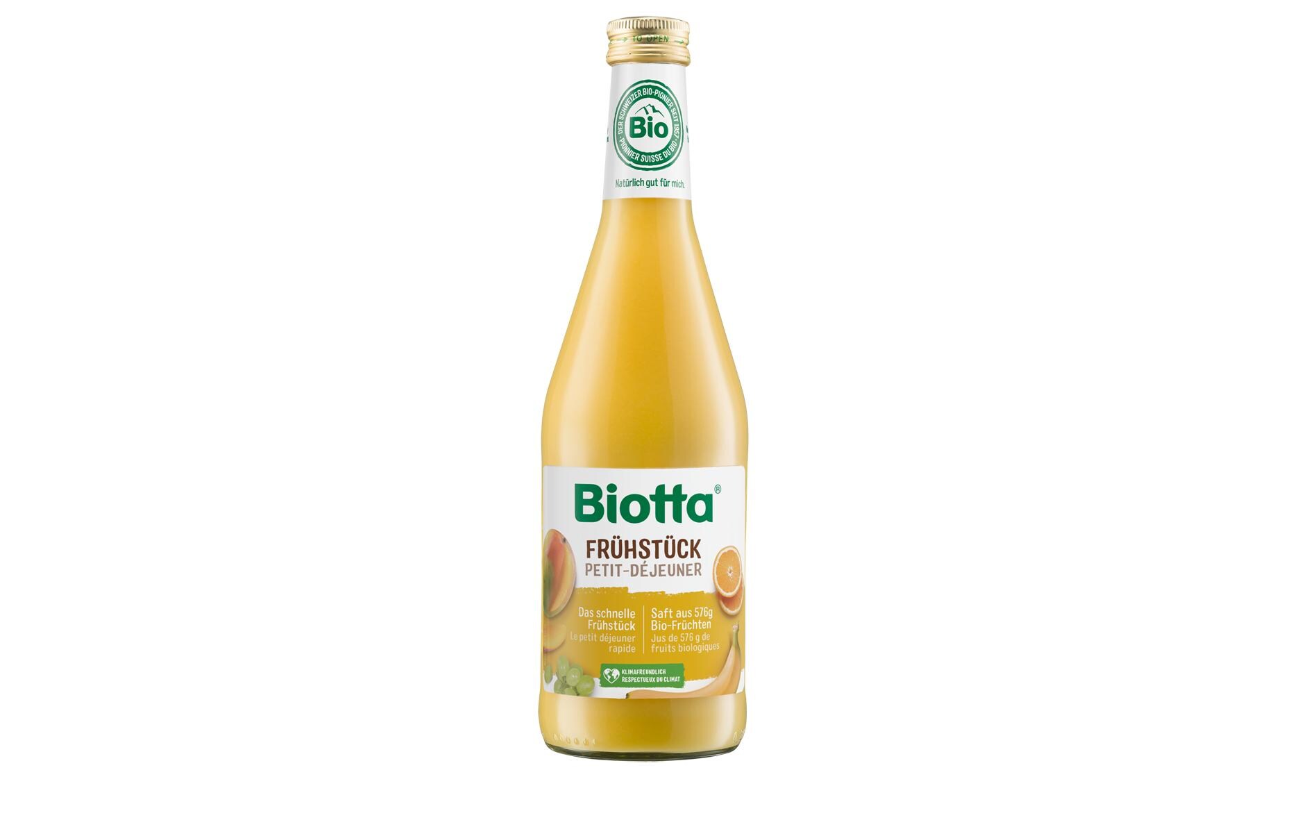 Säfte Frühstück Bio 0.5 lObstsaft aus erntefrischen Bio-Früchten