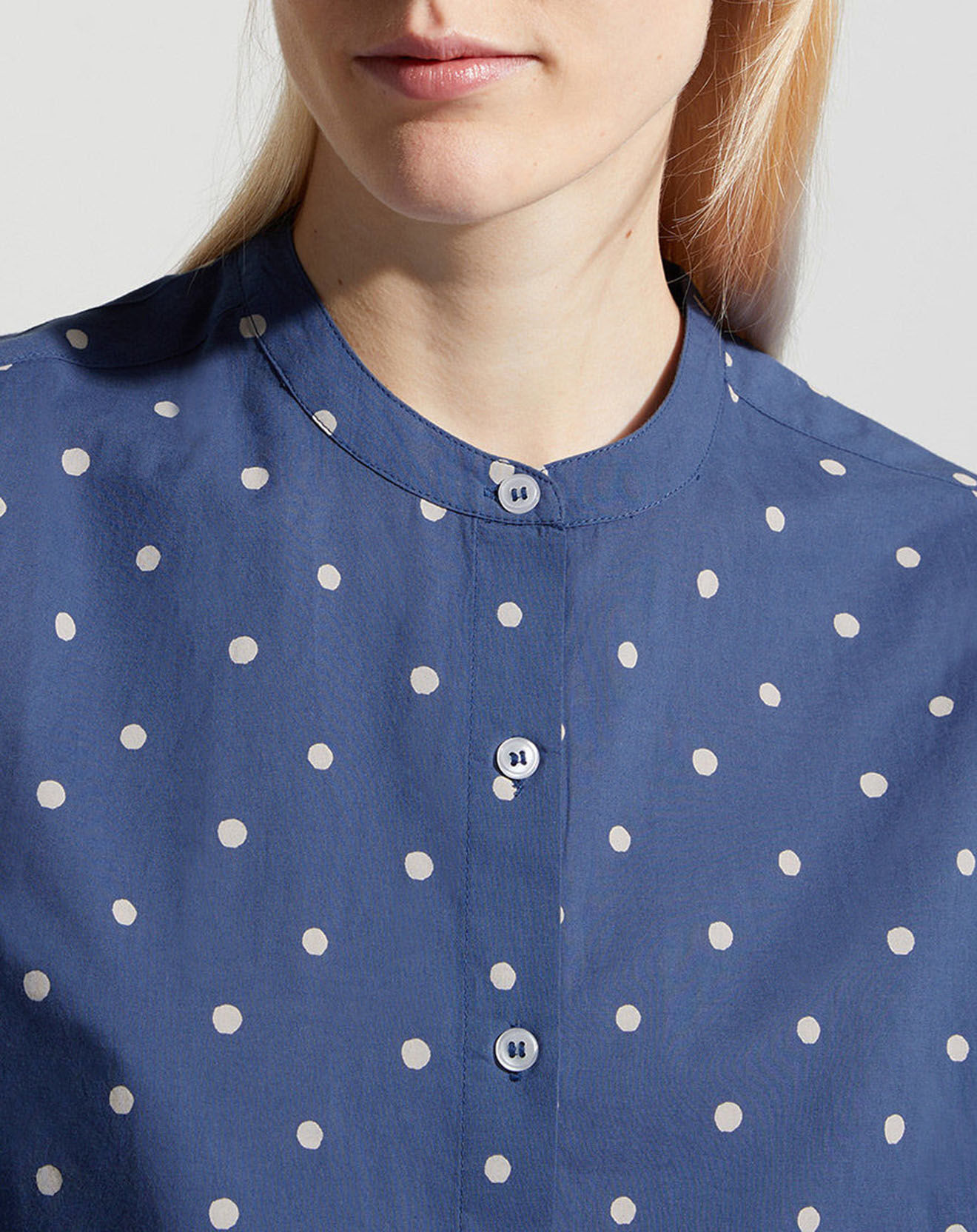 Jodhpur Chemise Radja indigo bleu/écru