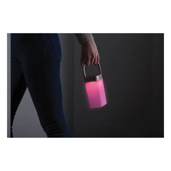 Lexon Lampe portable LED d'extérieur Horizon Hanging | Gris métal