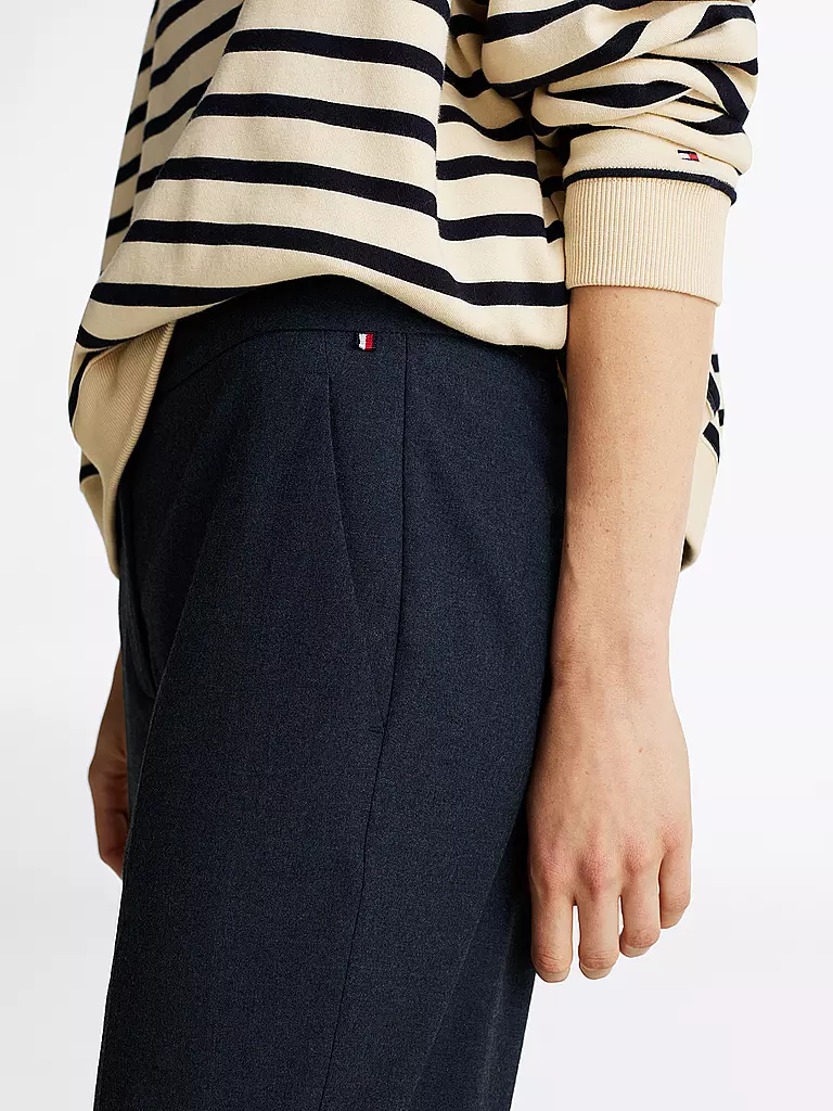TOMMY HILFIGER Businesshose Slim Fit  dunkelblau