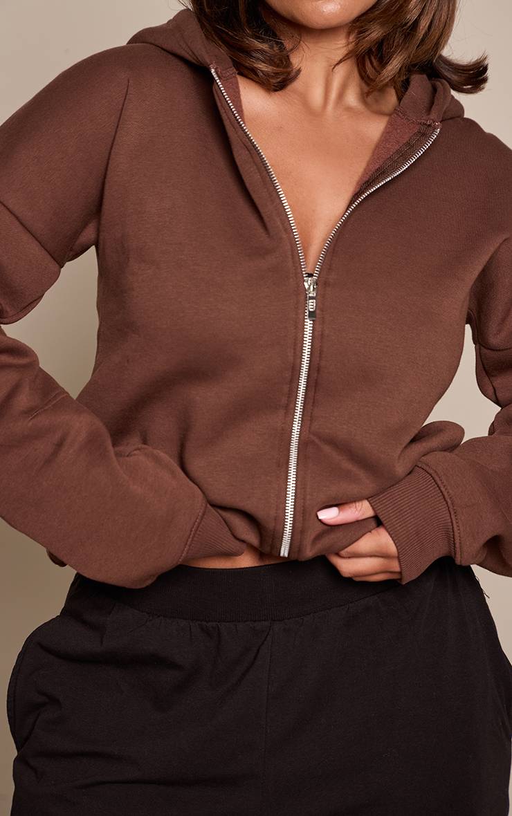 Chocolat Sweat À Casynthétiqueche Zippé Shape