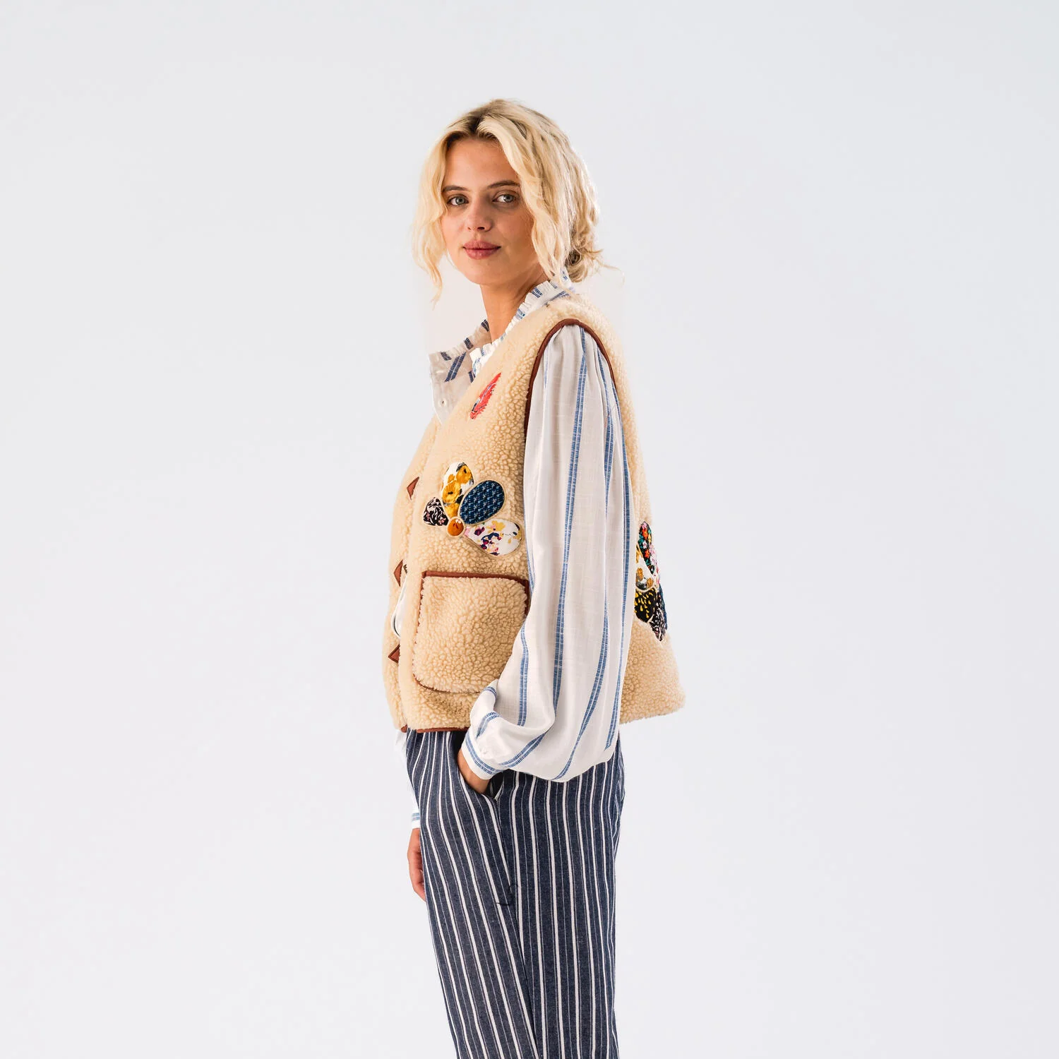 Lollys Laundry  Hugo Teddy vest - Acsid Print