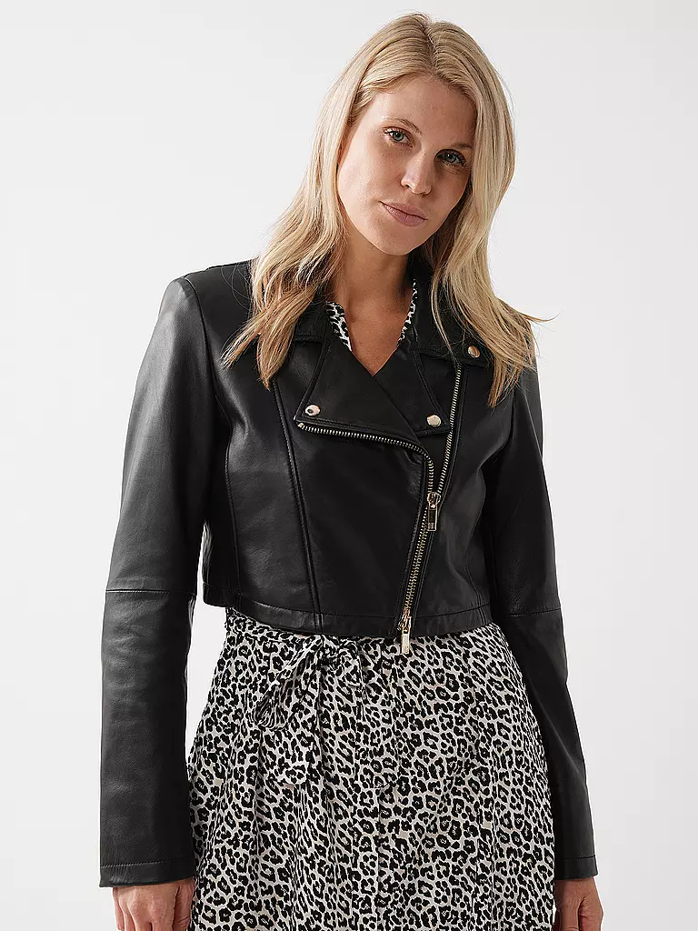 RIANI Lederjacke schwarz