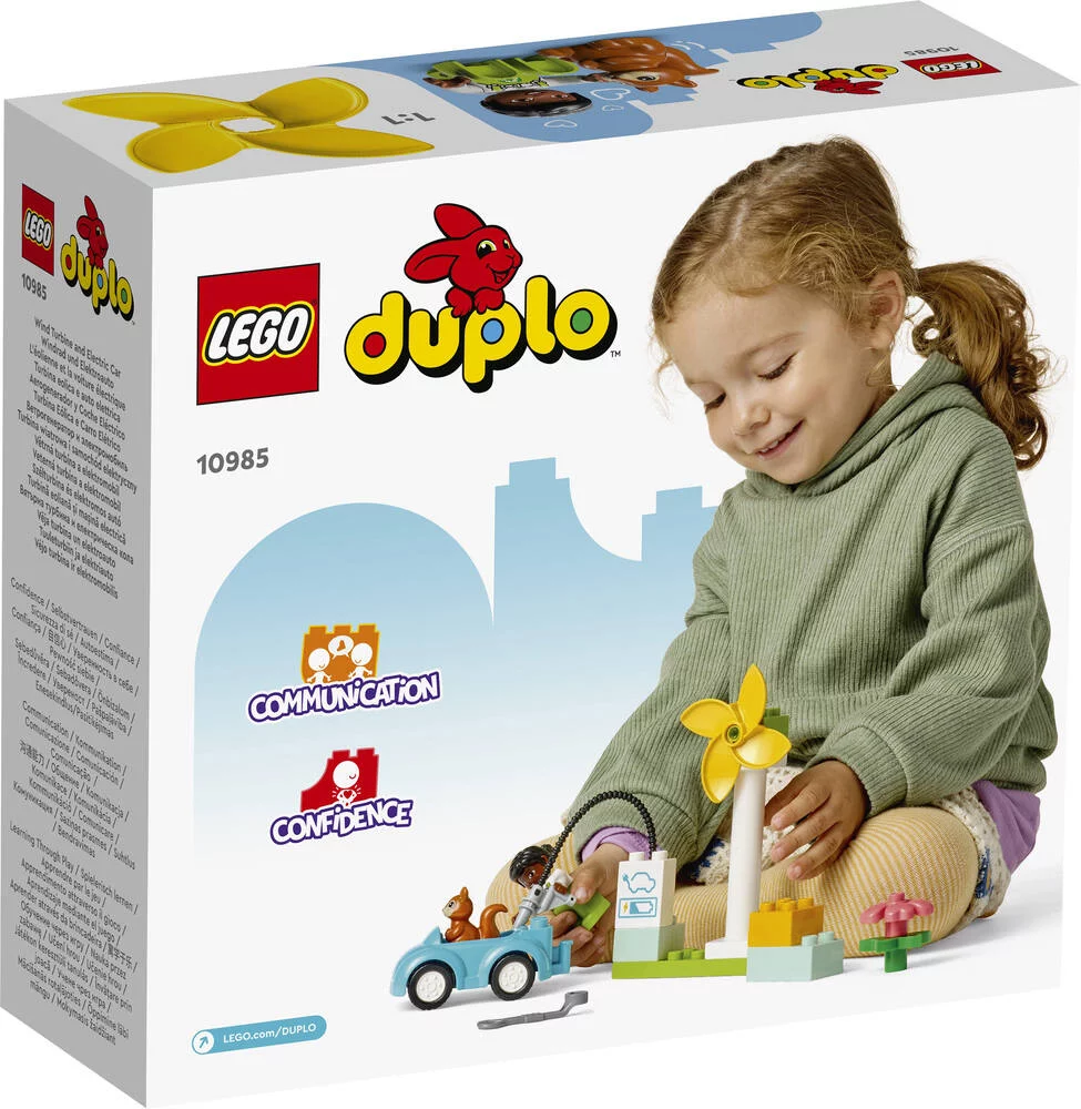 LEGO®DUPLO®MES 1ERS PAS 10985 - L’EOLIENNE ET LA VOITURE ELECTRIQUE