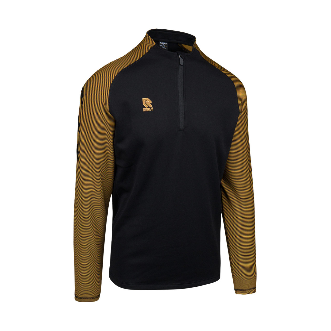 Robey Performance Half-Zip Trainingspak Kids Zwart Goud