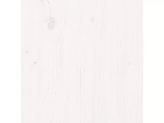 Lit de jour avec lit gigogne blanc 90x190 cm bois de pin massif