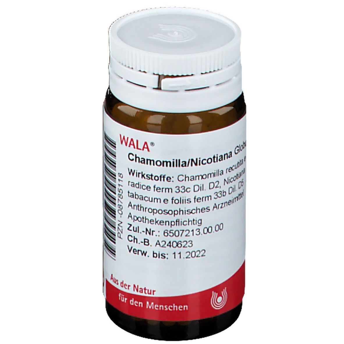 WALA® CHAMOMILLA/NICOTIANA Globuli