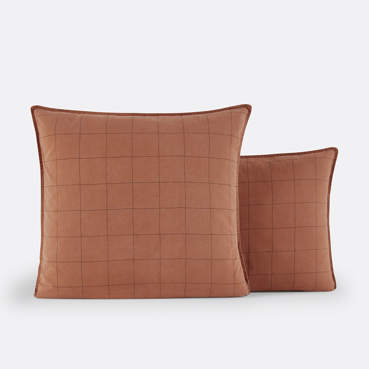 LA REDOUTE INTERIORS<br>Fronha de almofada em algodão lavado, Monille