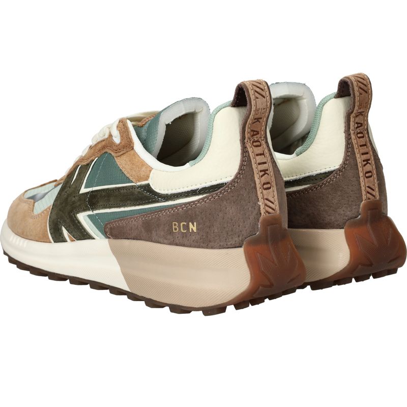 Kaotiko Vancouver Sneakers Bruin Heren
