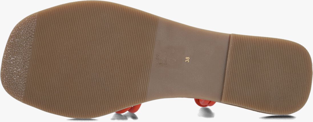 oranje lina locchi platte sandalen l1285