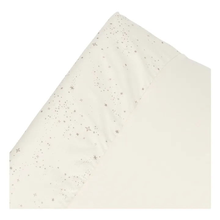 Nobodinoz Matelas à langer Stories en coton bio | Ecru