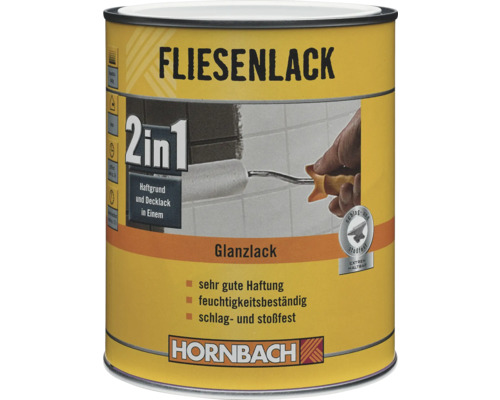 HORNBACH Tegelverf 2in1 Glans Wit 1 l