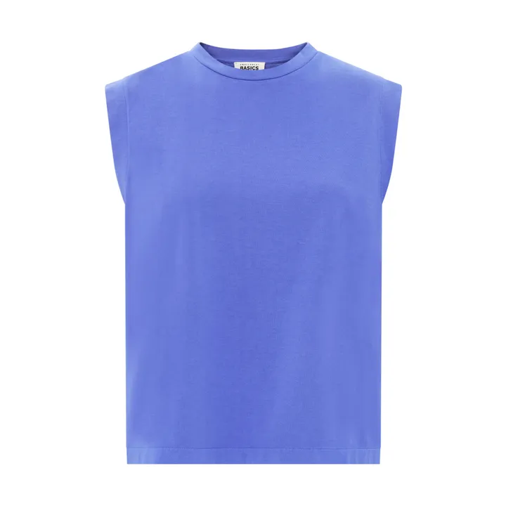 SMALLABLE BASICS Débardeur Femme Coton Bio | Bleu