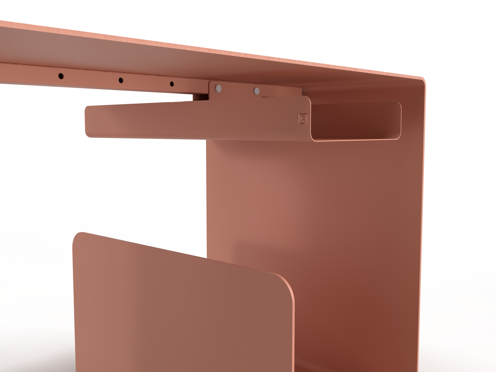 Steellish salontafel Glide & Plateau Blush