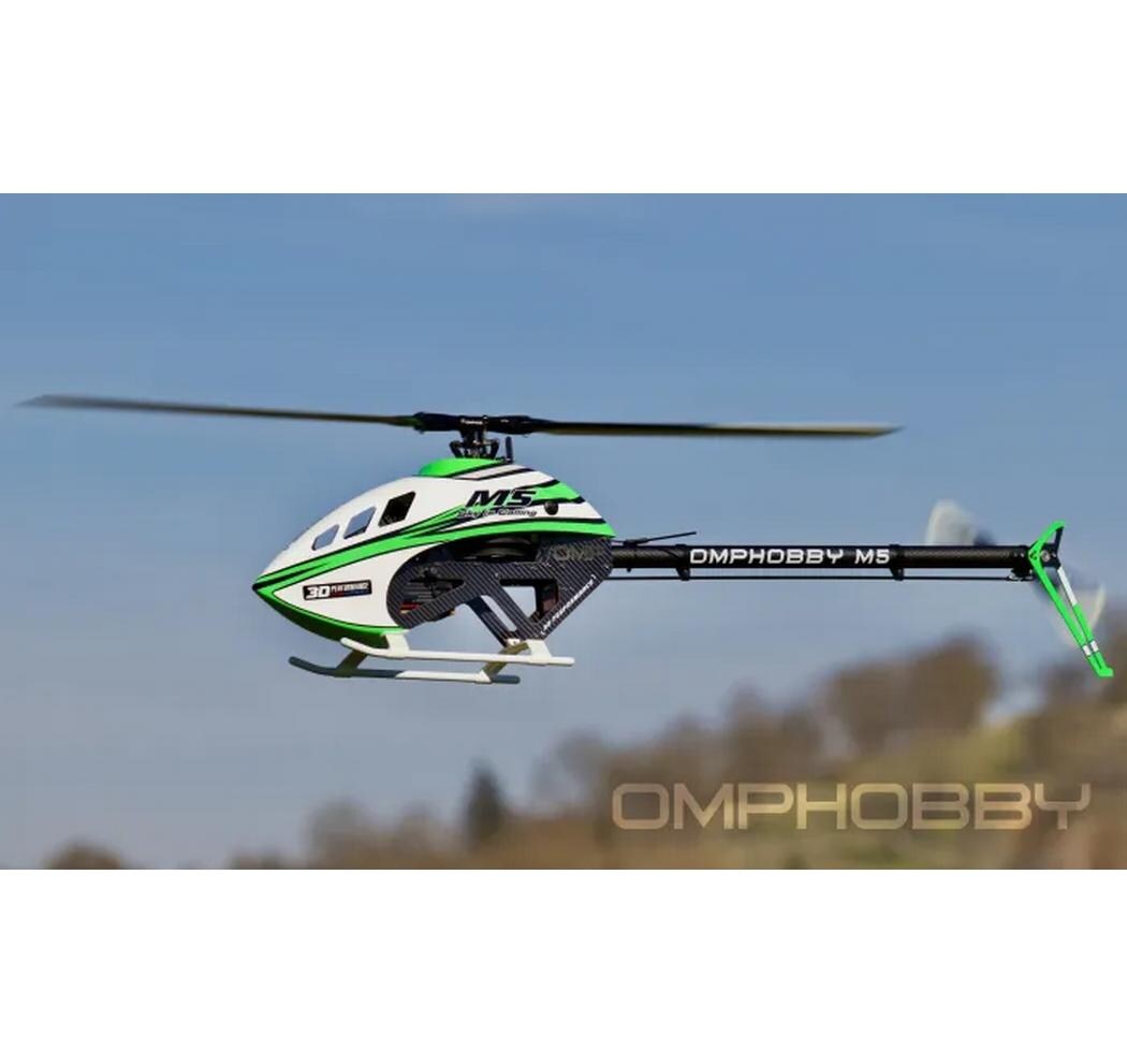 Helikopter M5 Aurora-Green Bausatz und Rotorblätter<br>M5 vielseitiger Modellheli
