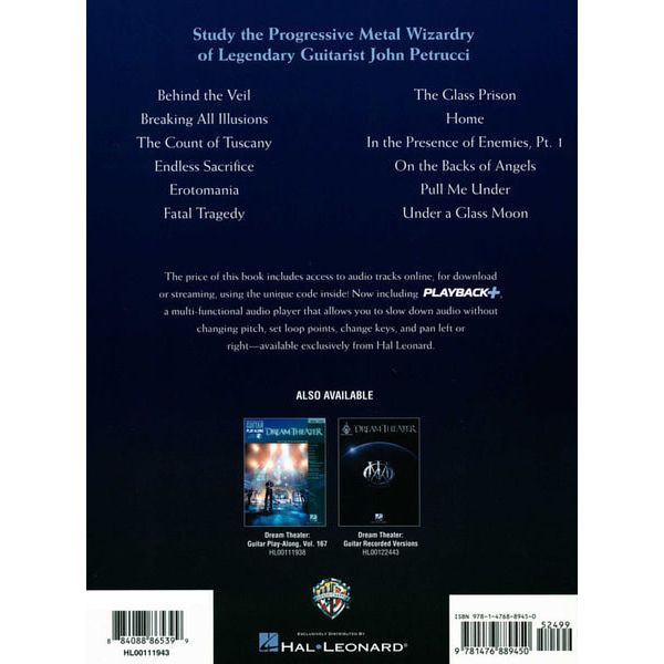 Hal Leonard Dream Theater Signature