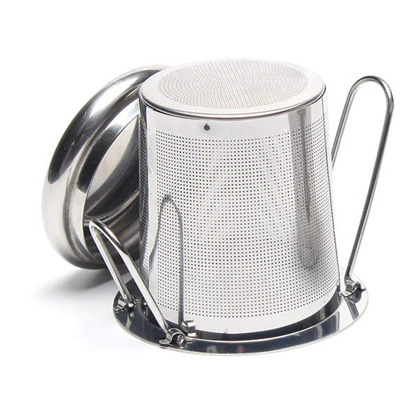 Infuseur à thé poignées pliables inox Mathon