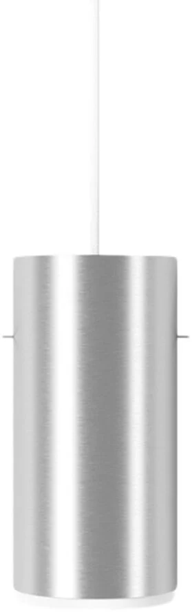 Moebe Tube Pendant, Brushed Aluminium, Large Brushed aluminium