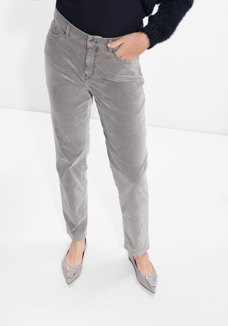 taupe marc cain pants lange broeken zp 81.78 w70