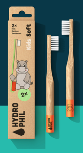 Hydrophil Bamboo Kids Toothbrush Soft 2ST