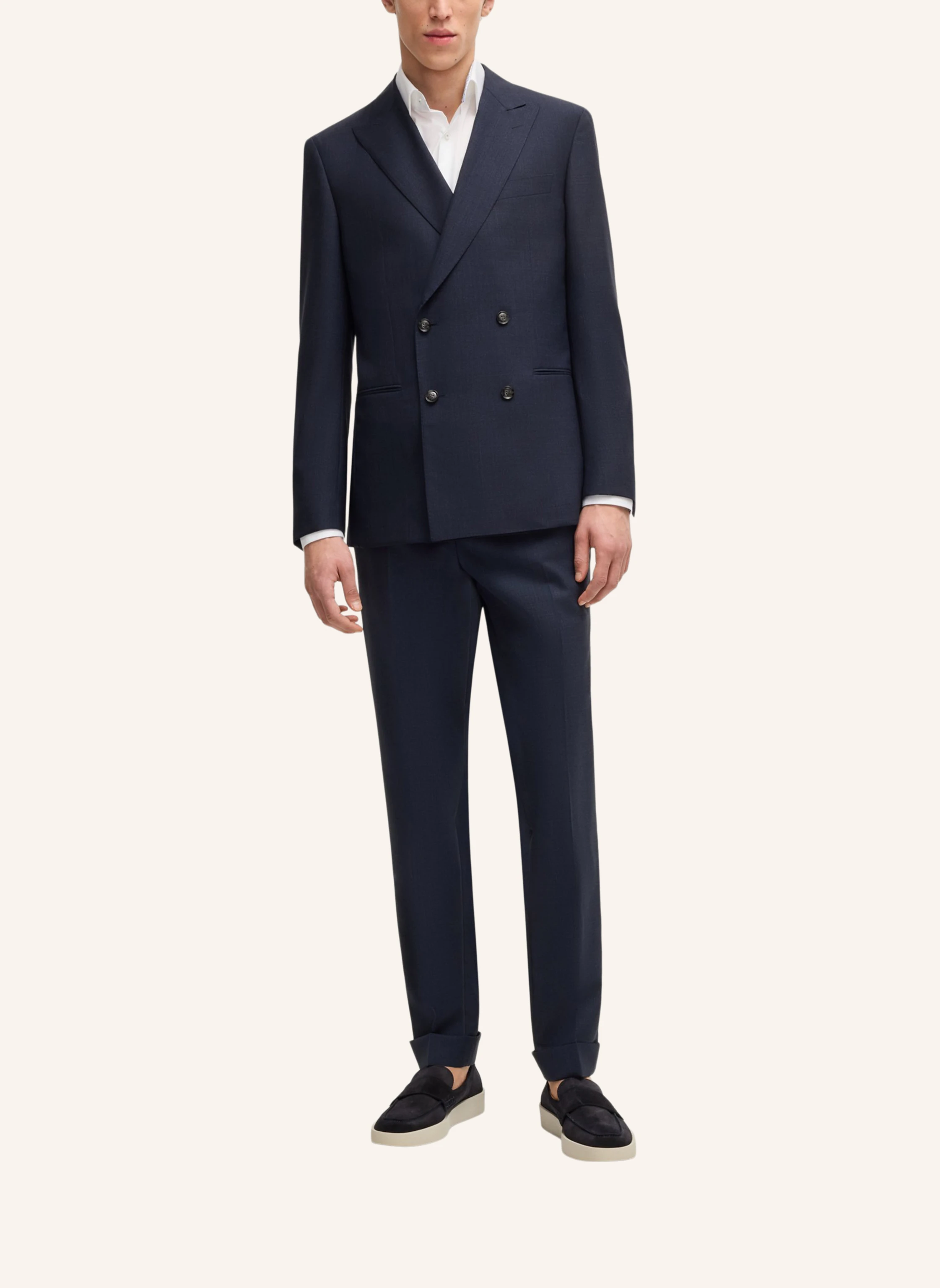 BOSS Business Anzug C-HUGE-2PCS-DB-252 Relaxed Fit