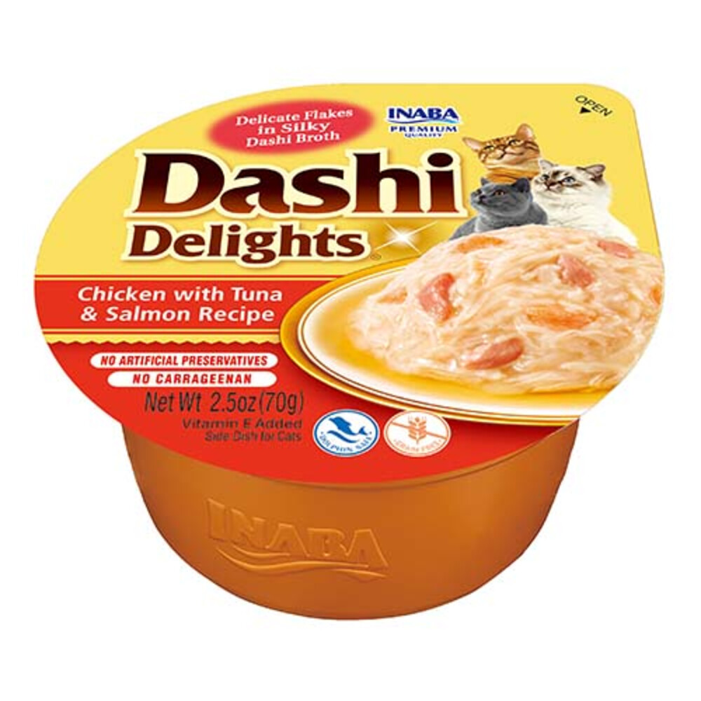 Ciao Dashi Delights Kattenvoer Nat Chicken & Tuna & Salmon70 gr
