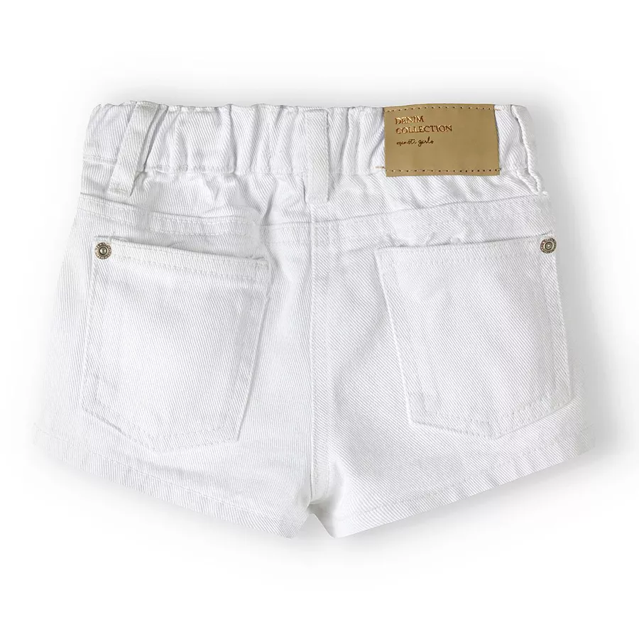 MINOTI Jeansshorts Denim-Weiß