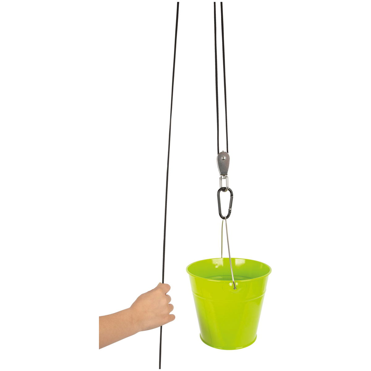 small footsmall foot   Flaschenzug mit Eimer