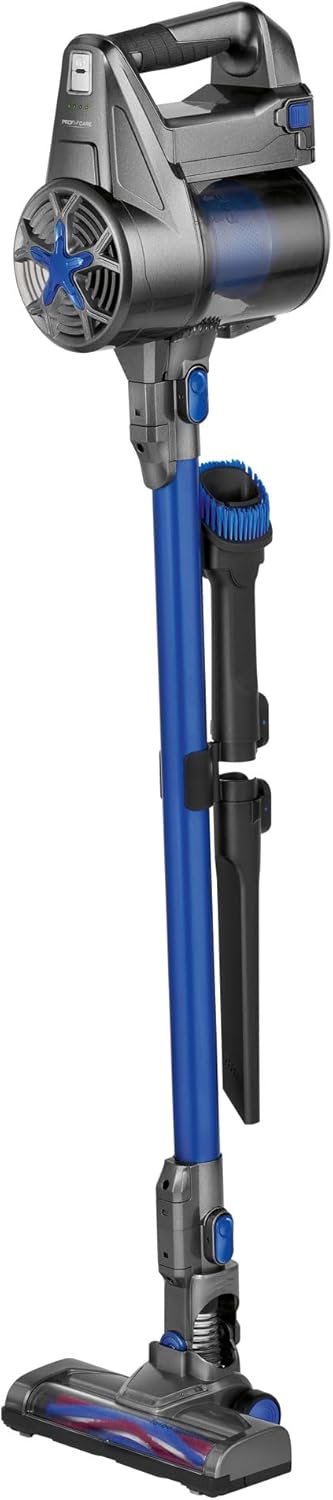 ProfiCare® Akku-Bodenstaubsauger | Staubsauger | Hand- und Bodenstaubsauger | Akkulaufzeit bis zu 40 Min. | Lithium-IonenAkku 22,2 V (2200 mAh) | HEPA-Filter | LED-Beleuchtung | PC-BS 3036 anthrazit
