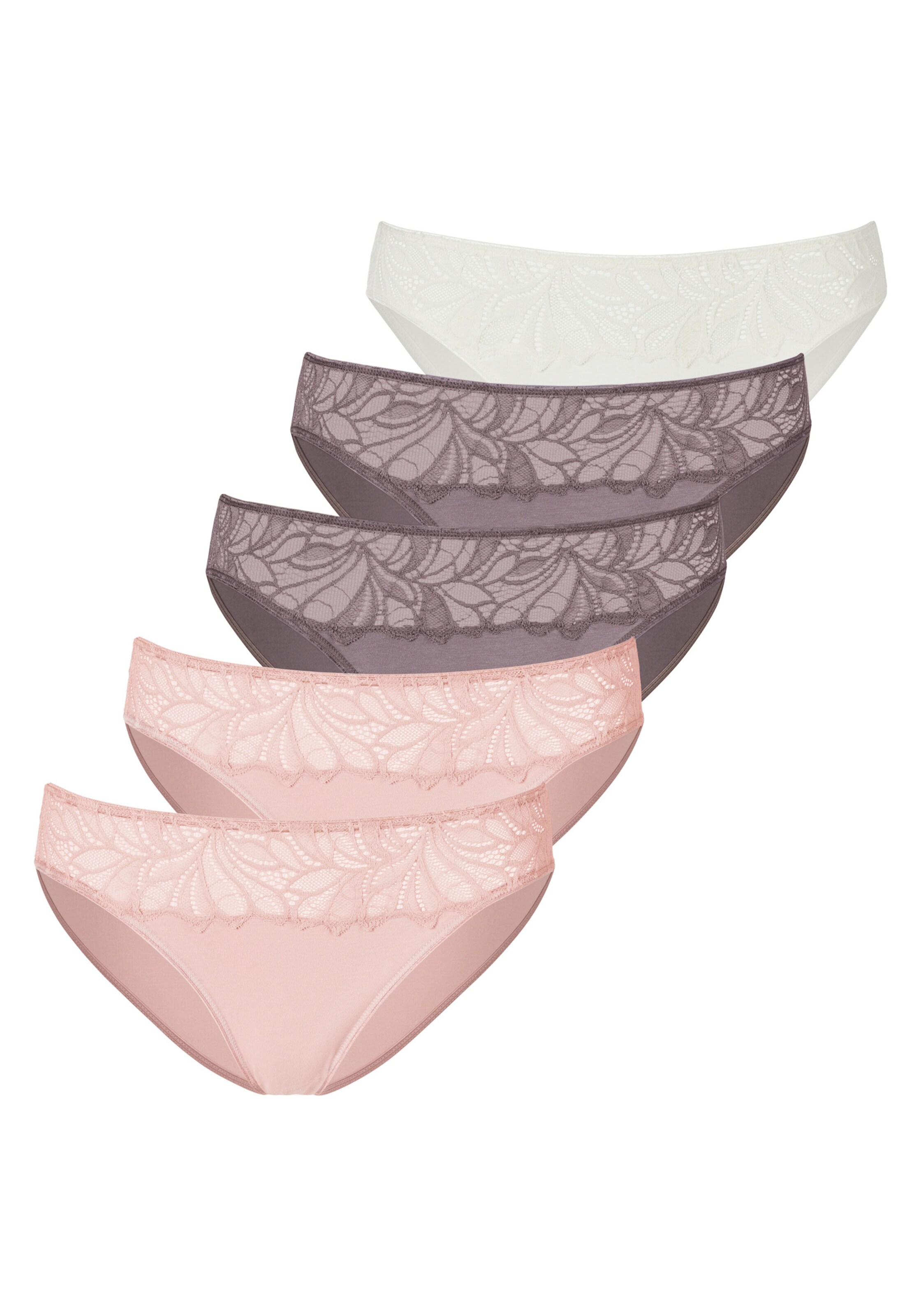 Vivance Bikinislip in rosé, taupe, creme
