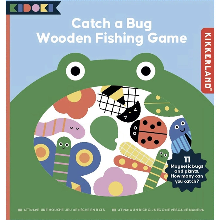 Kidoki - Catch a Bug Wooden Fishing Game (Spiel)
