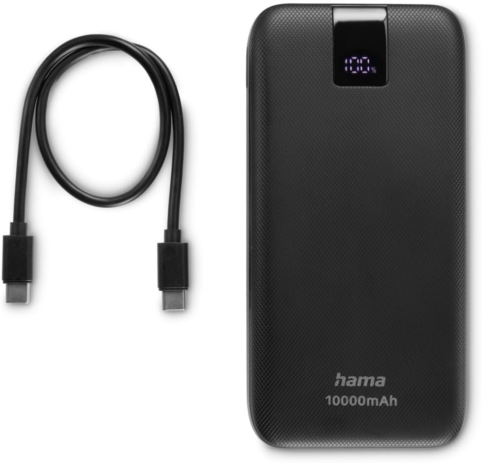 Hama 201718 Powerbank 10000mAh 2x USB-C 1x USB-A
