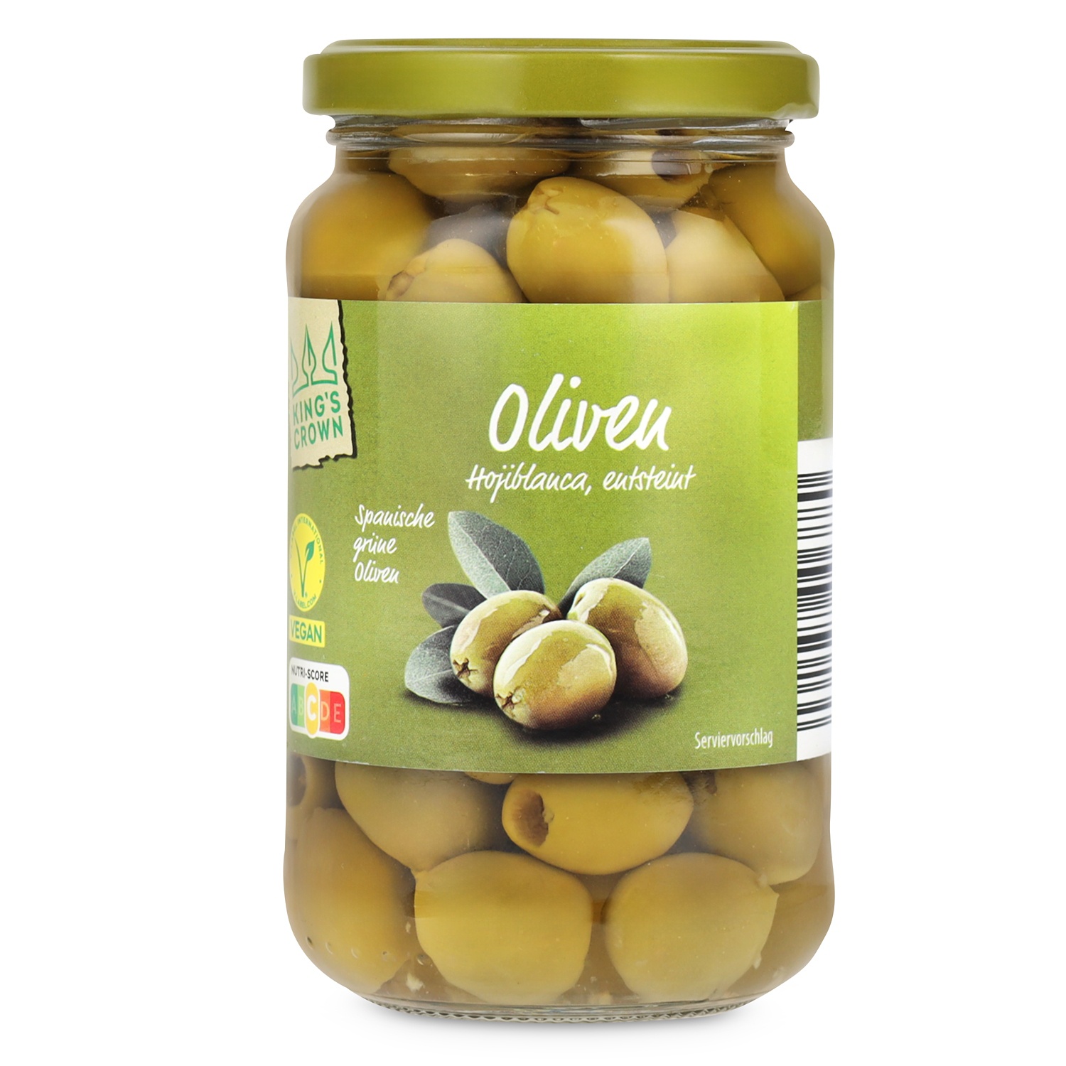 KING'S CROWN grüne Hojiblanca Oliven