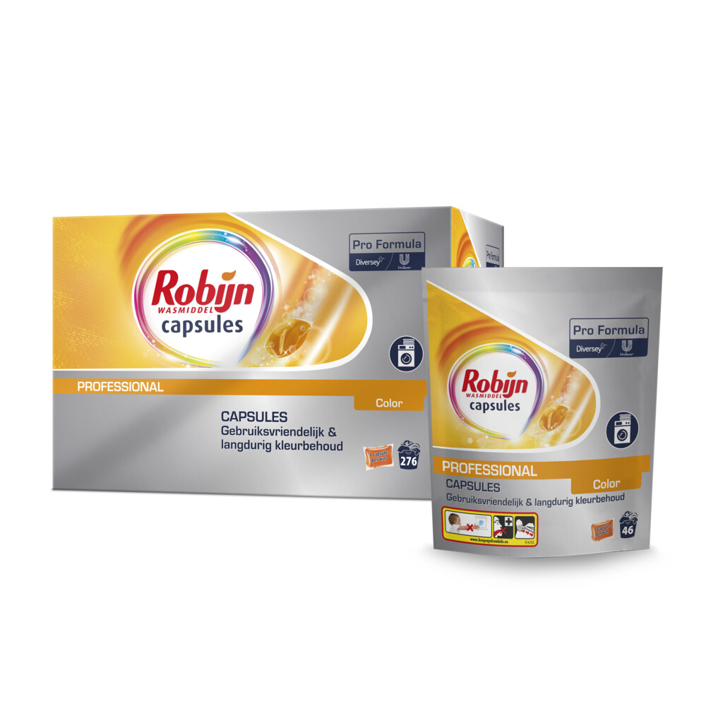 Robijn Professional Wasmiddel Capsules Color46 capsules