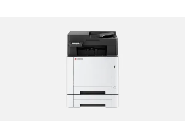 Kyocera ECOSYS MA2101CWFX - Multifunktionsprinter - farve - laser - Legal (216 x 356 mm)/A4 (210 x 297 mm) (original) - A4/Legal (medie) - op til 21 spm (kopiering) - op til 21 spm (udskriver) - 300 ark - 33.6 Kbps - USB vært, USB 2.0, Gigabit LAN, W