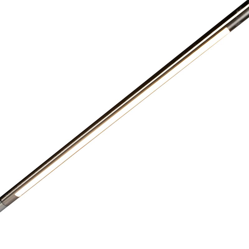 Moderne vloerlamp staal incl. LED - Berdien