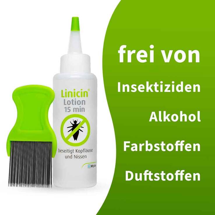 Linicin® Lotion 15 min mit Läusekamm, 100 ml