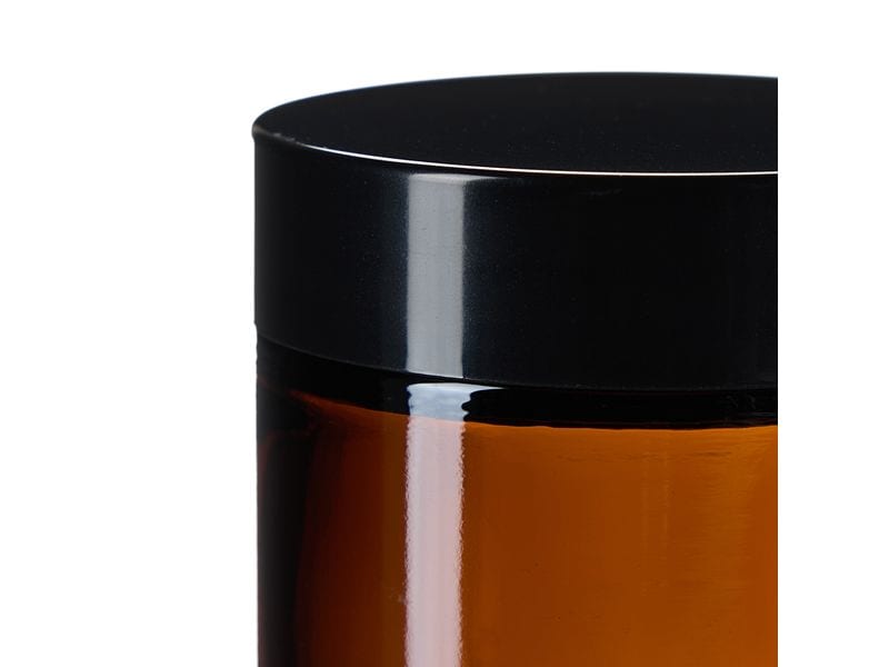 relaxdays Braunglas Salbentiegel 60 ml, 12 Stück Zur Aufbewahrung von selbst gemachten Cremes, Salben oder ätherischen Ölen