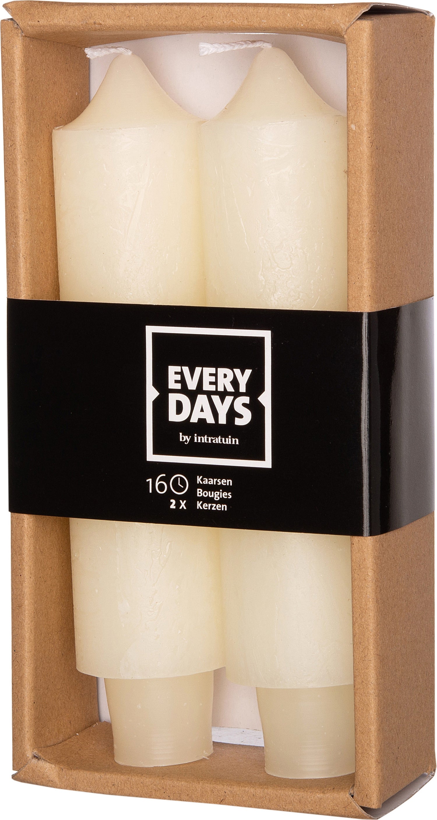 Everydays dinerkaars Rustiek crème 16 uur 2 stuks