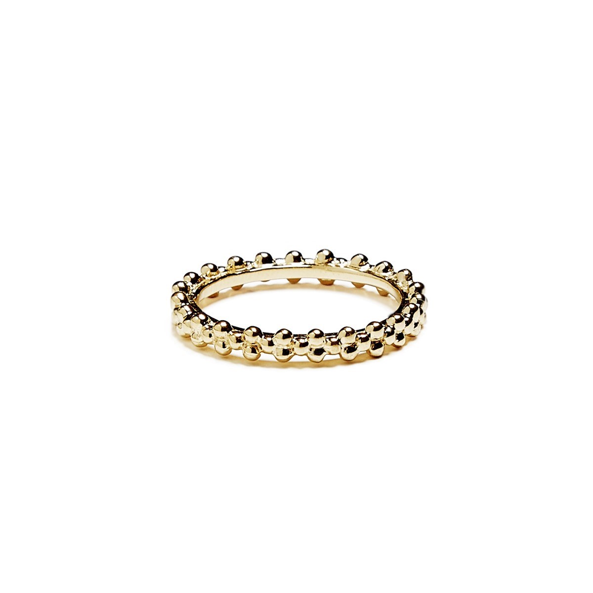 Bague vermeil trois perles