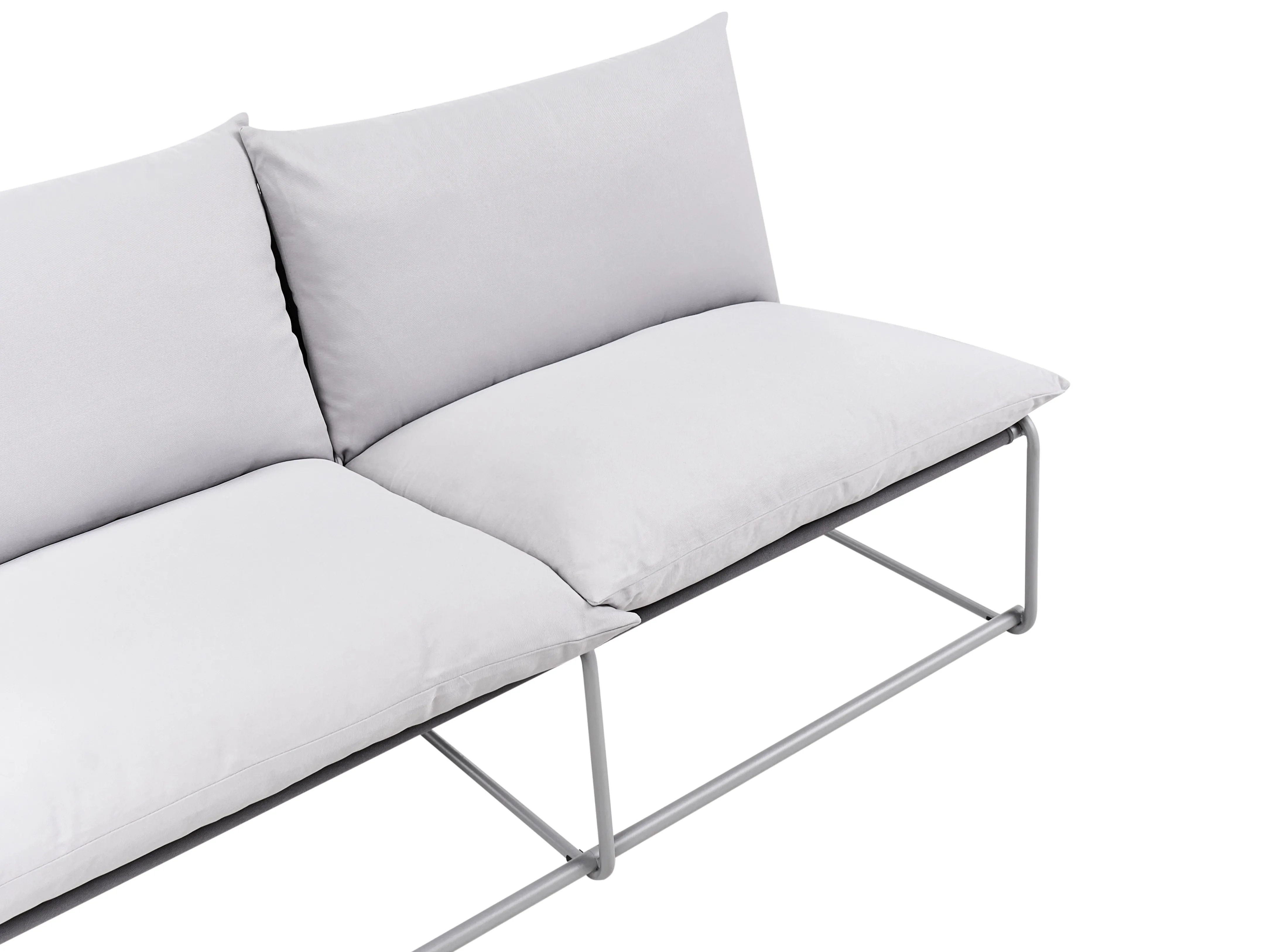 Tuin loungebank 2-zits PICO Metaal Grijs