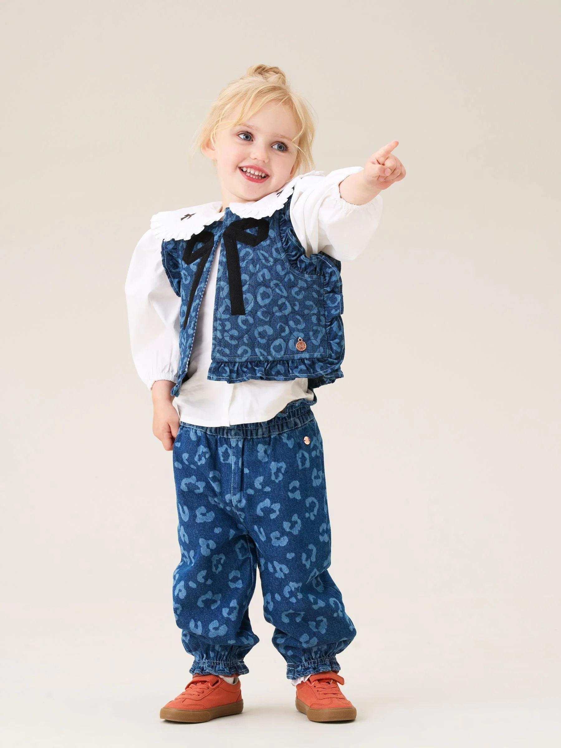 Angel & Rocket Afina Embroidered Collar Blouse