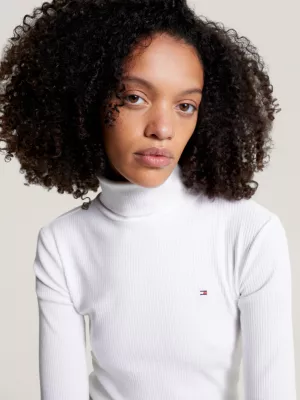 Blusa de gola alta justa