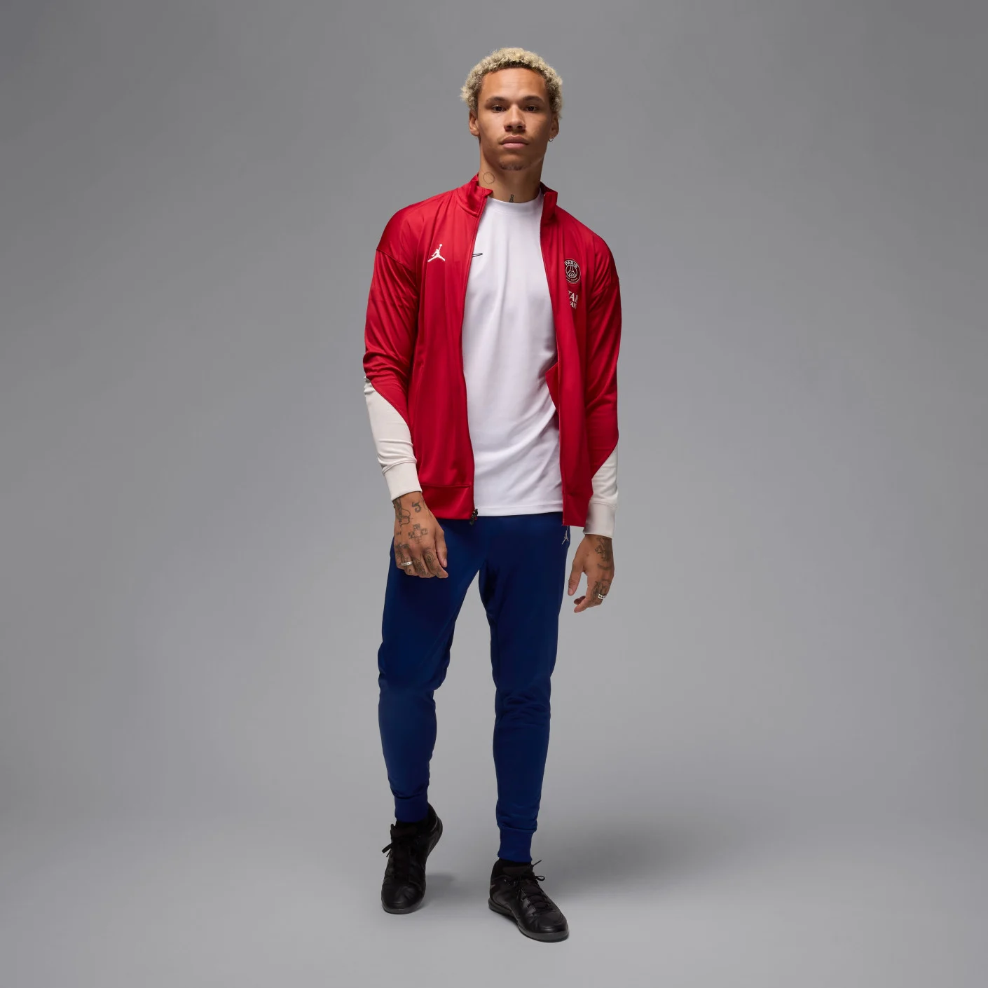 Nike Paris Saint-Germain x Jordan Strike Trainingspak Full-Zip 2024-2025 Rood Blauw Wit