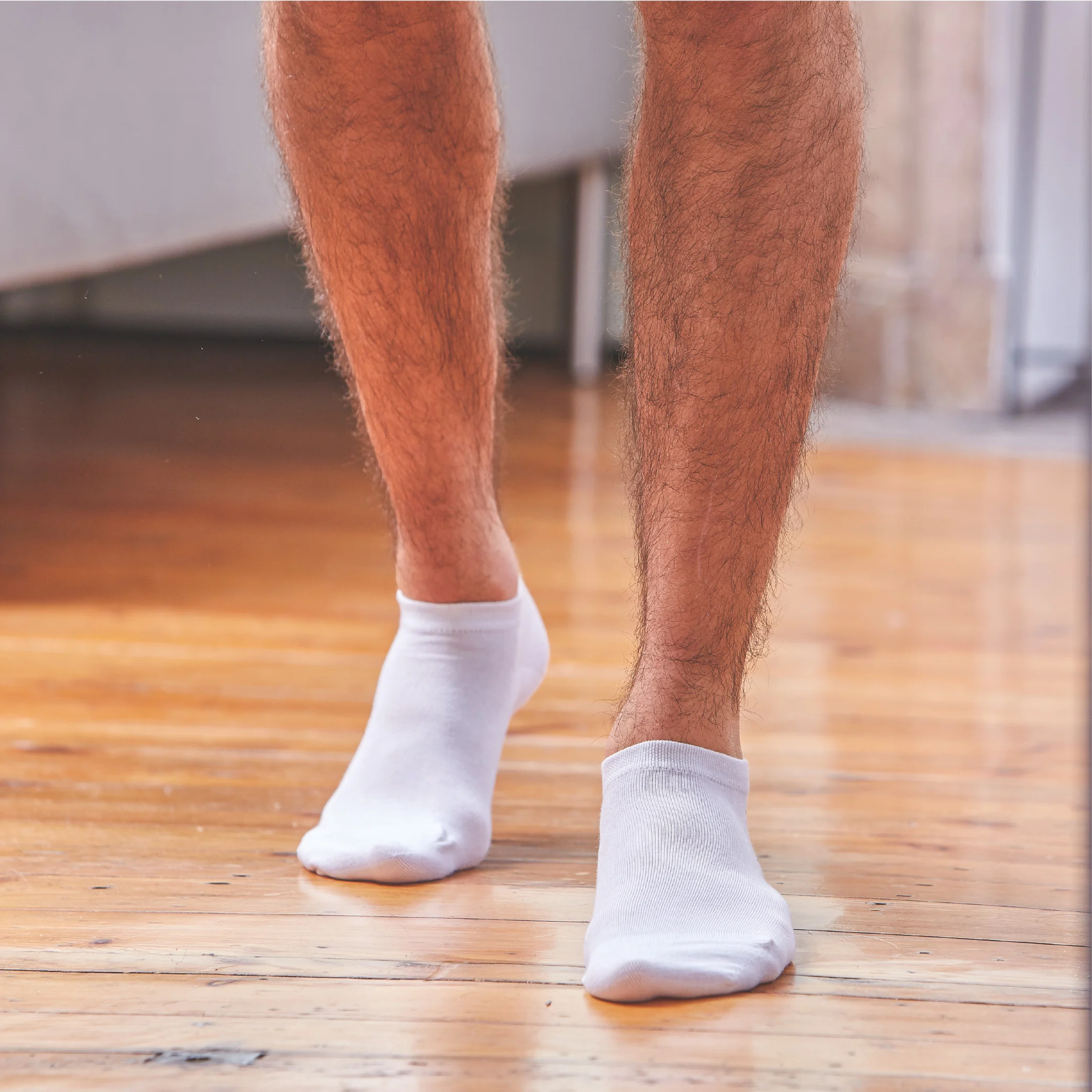 BLANC - Socquettes en coton peigné unies | Blanc