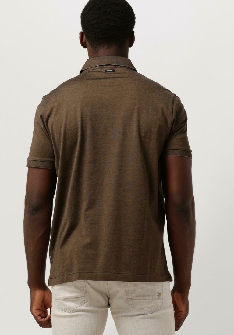 VANGUARD groene vanguard polo short sleeve polo mercerized jacquard jersey